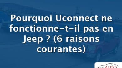 Pourquoi Uconnect ne fonctionne-t-il pas en Jeep ?  (6 raisons courantes)